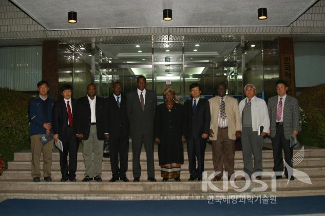 가나공화국 수산부장관방문 의 사진