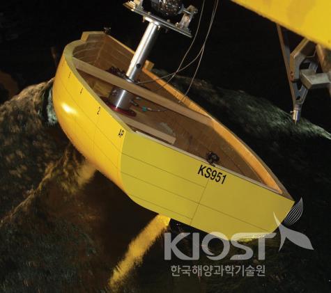 Model testing for sailing yacht 의 사진
