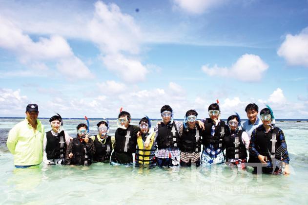2010년 열대해양체험프로그램 개최 의 사진