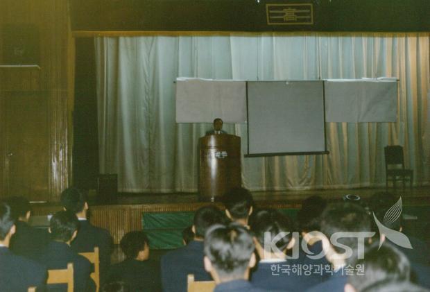 박병권소장 모교(용산고) 방문 강연 의 사진