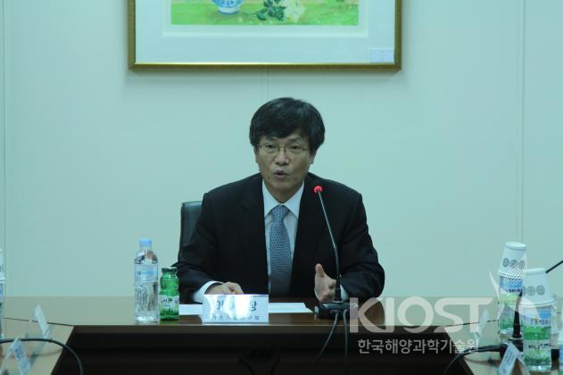 기초기술연구회 김건 이사장 내방 의 사진