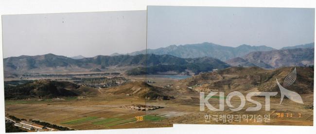 북한 원전 건설 후보지 전경(1998) 의 사진