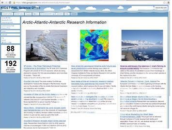북극해-대서양-남극해 연구정보(AAARI)사이트 의 사진