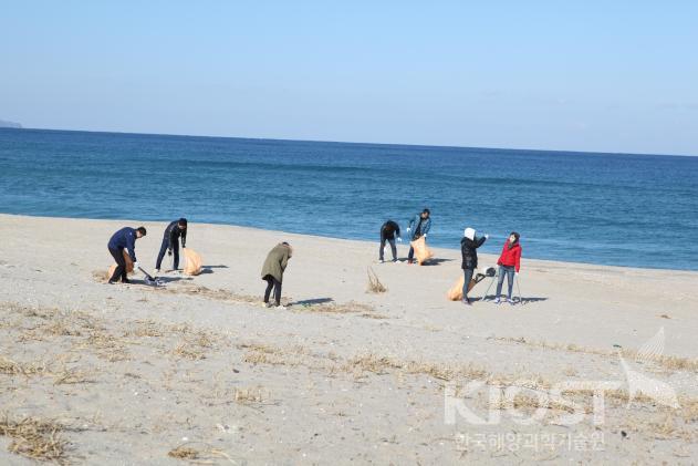 동해연구소 주변 해변정화활동 의 사진